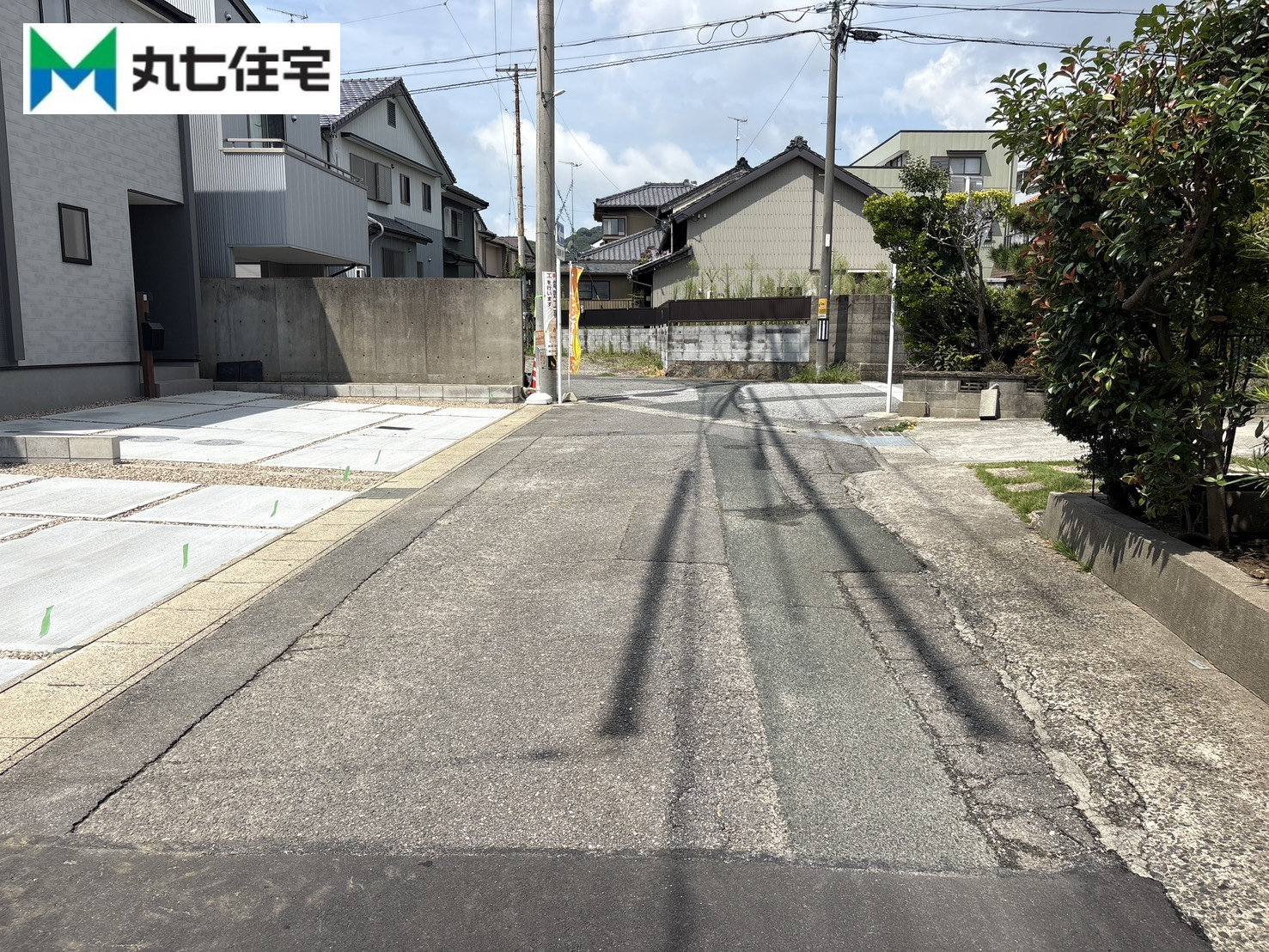 蒲郡市形原町石橋　1号棟 現地写真（前面道路含む現地写真）