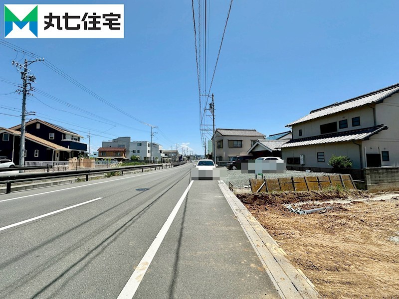 豊橋市牟呂町八王子66番より分筆  現地写真（前面道路含む現地写真）