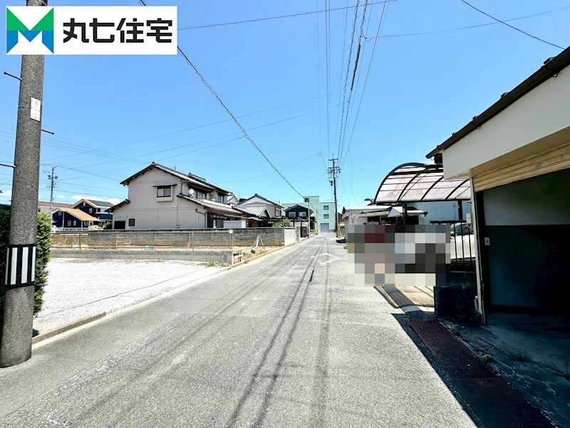 豊橋市牟呂町八王子66番より分筆　B区画 現地写真（前面道路含む現地写真）