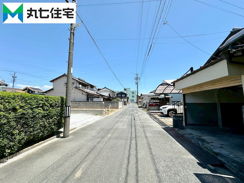 豊橋市牟呂町八王子66番より分筆　B区画 現地写真（前面道路含む現地写真）