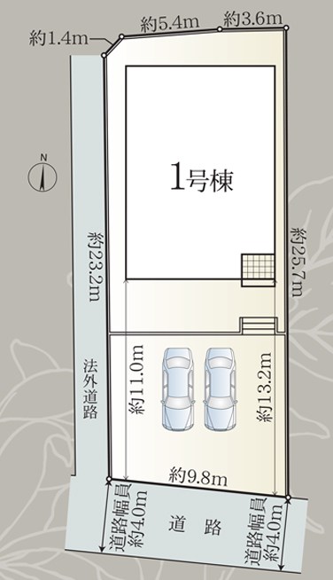 蒲郡市大塚町第14 勝川 区画図