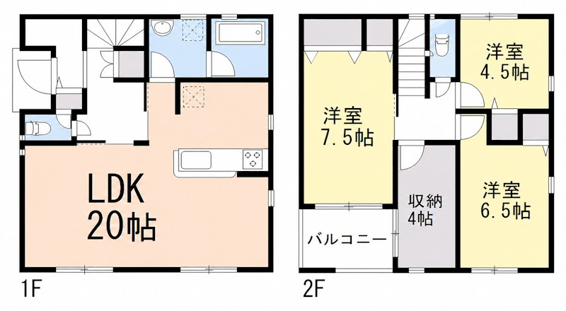 蒲郡市八百富町第1 間取図・土地図
