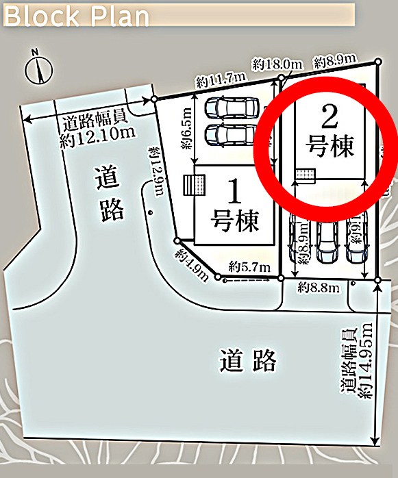 蒲郡市八百富町第1　② 区画図
