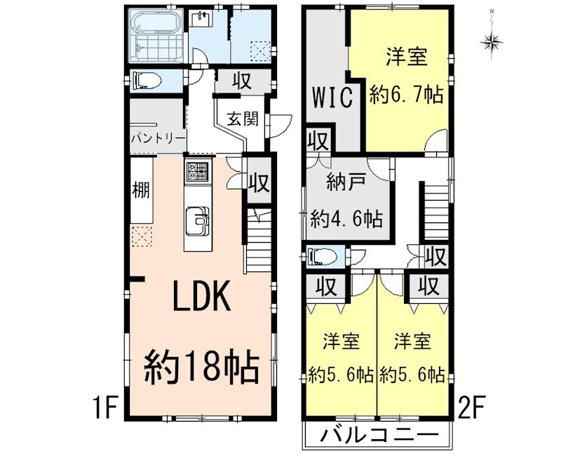 豊川市中野川町２丁目35番2  間取図・土地図