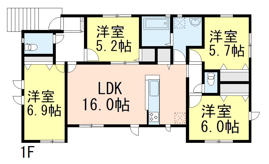 蒲郡市三谷町東4丁目　01期 間取図・土地図