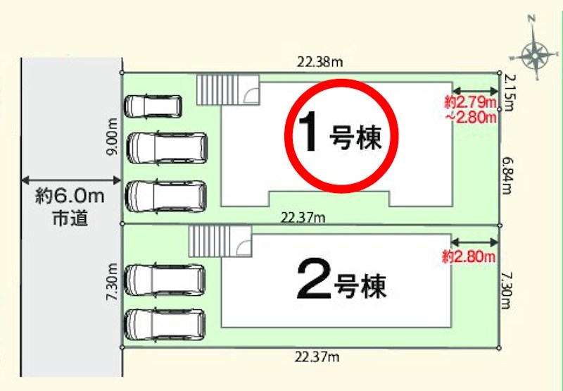 蒲郡市三谷町東4丁目　01期 区画図