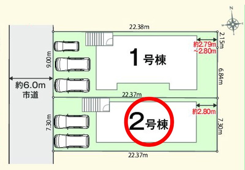 蒲郡市三谷町東4丁目　01期　② 区画図