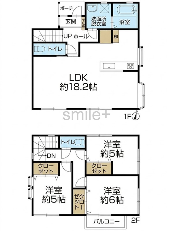 岡山市南区妹尾戸建｜フルリフォーム 間取図・土地図