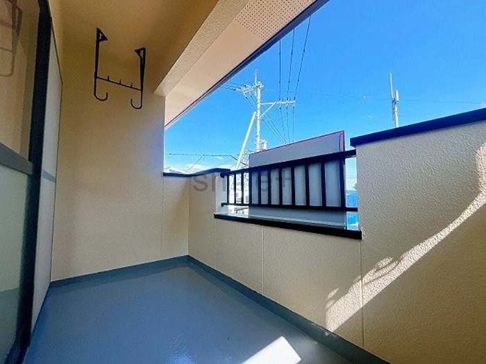 岡山市南区箕島戸建｜フルリフォーム 現地写真（バルコニー）