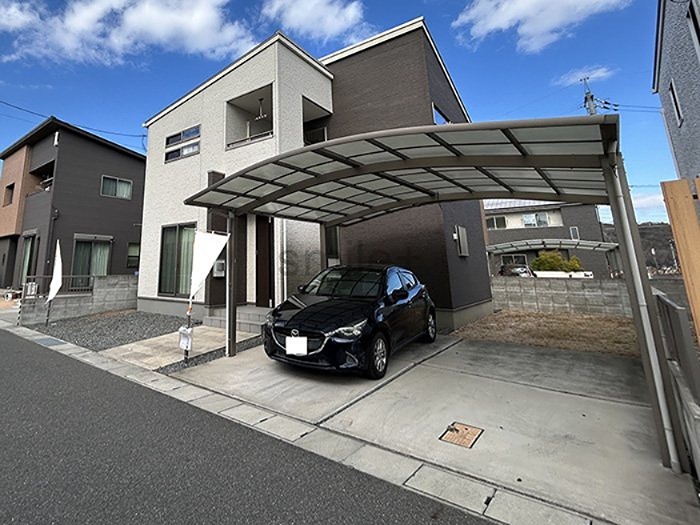 岡山市東区広谷戸建｜カバヤ施工 完成予想図（外観）