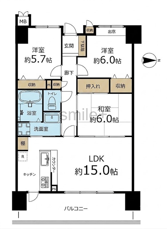 アルファステイツ清心 間取図・土地図