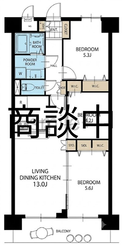 ファミール桑田町 間取図・土地図