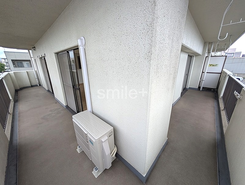 シティコーポ青江 現地写真（バルコニー）