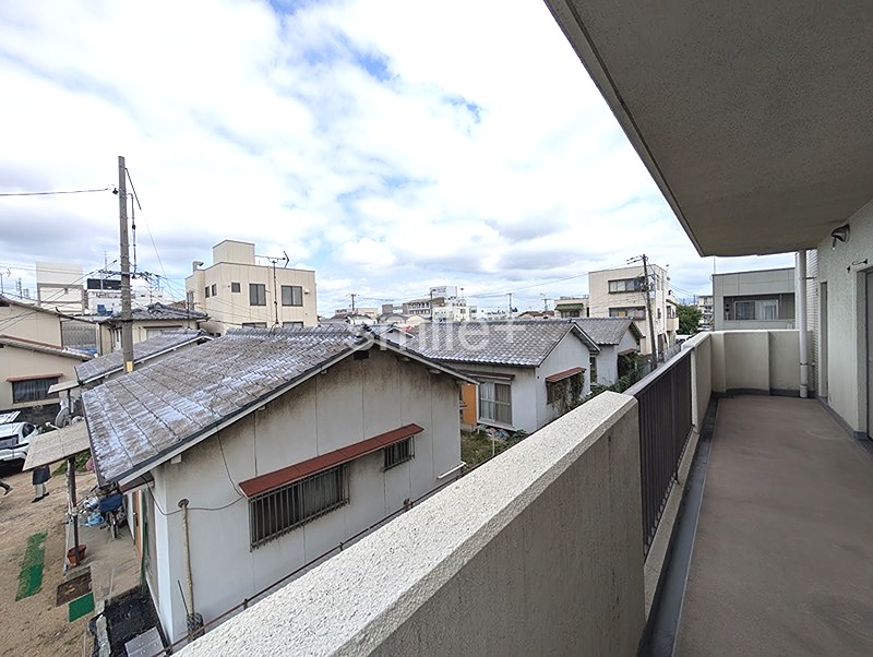 シティコーポ青江 現地写真（バルコニー）