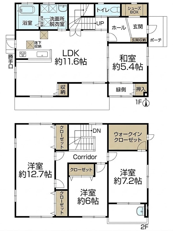 岡山市中区乙多見 間取図・土地図