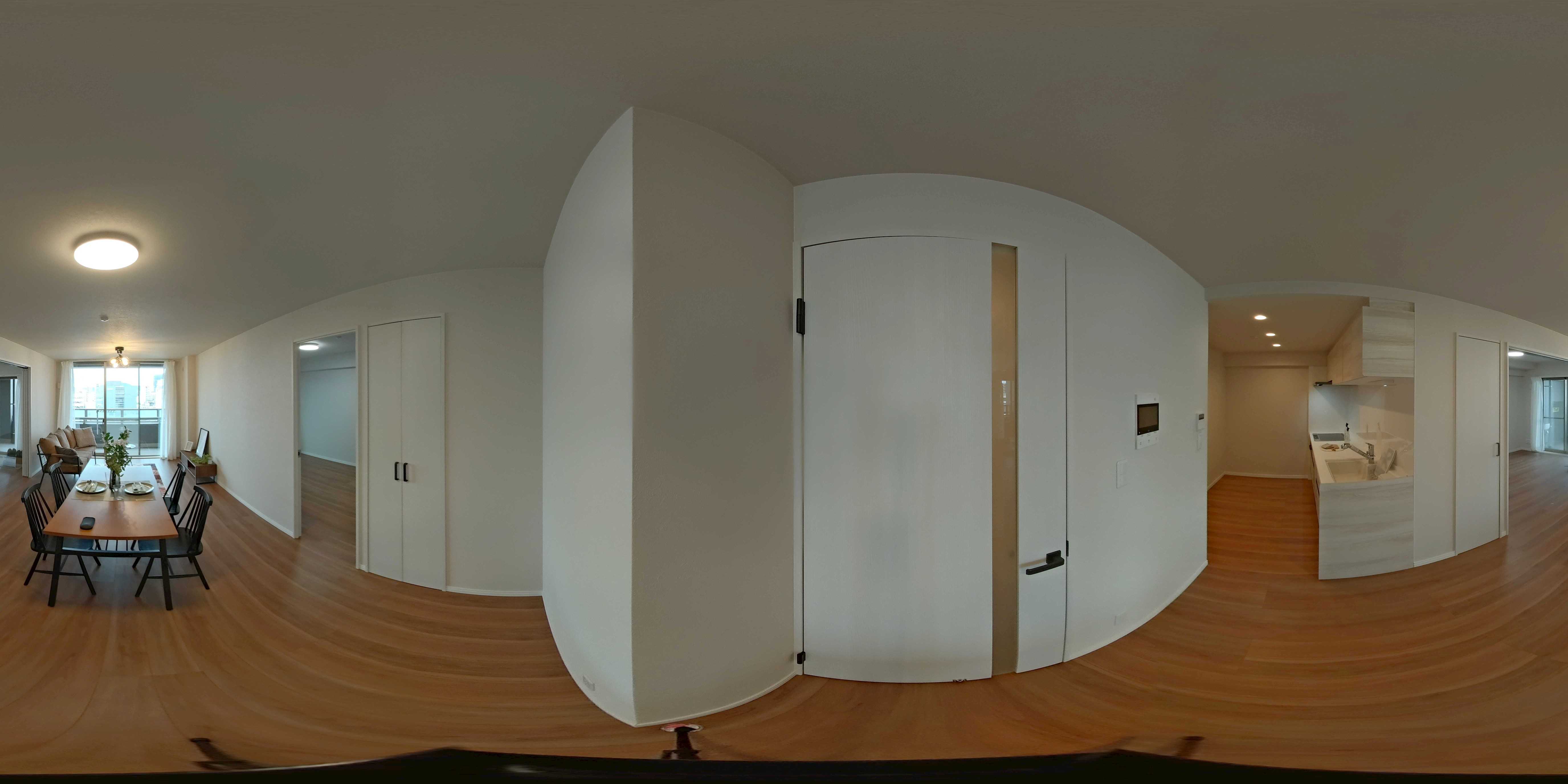 ポレスターガーデンシティ清心｜ぐるぐる動かせる360度パノラマ写真付き 内観写真（リビング）