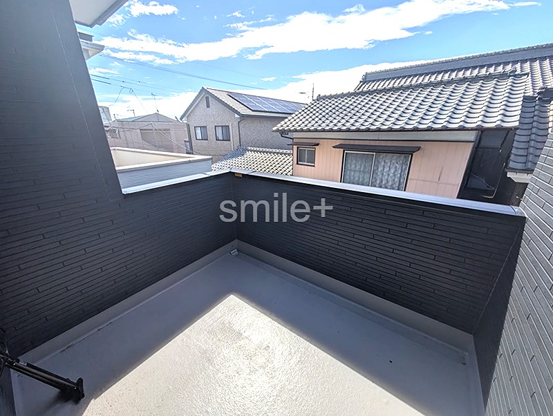 よかタウン岡山市北区久米１期＊仲介手数料無料＊360°パノラマツアー掲載中＊ 現地写真（バルコニー）