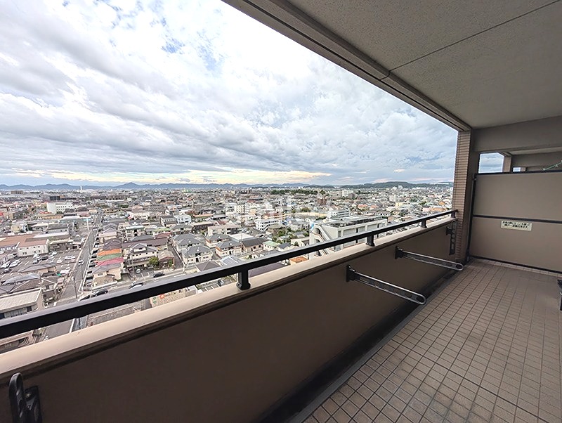 リビンコート問屋町タワー 現地写真（バルコニー）