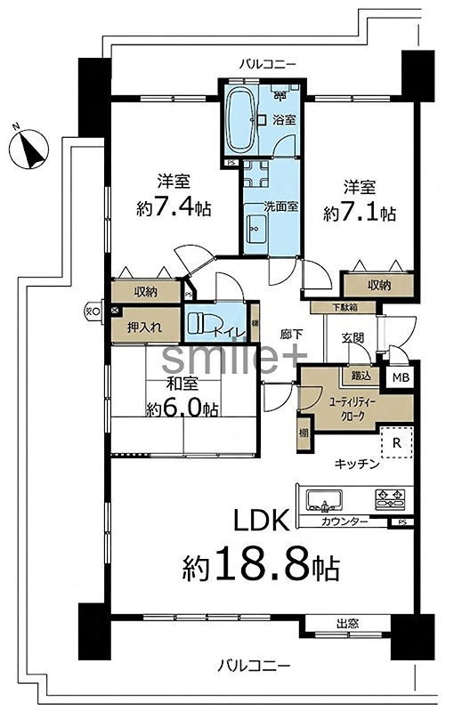 リベール古京町 間取図・土地図