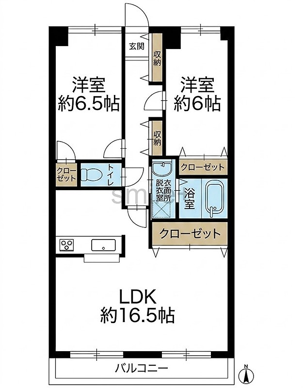 シティコーポ延友 間取図・土地図
