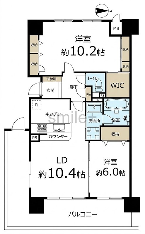 アルファステイツ岡山駅前 間取図・土地図