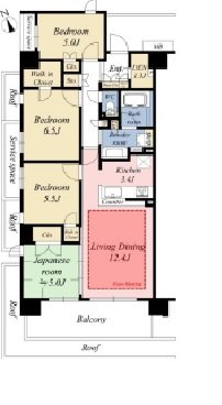 オハナ昭島中神 2階 / 中古マンション 間取図・土地図