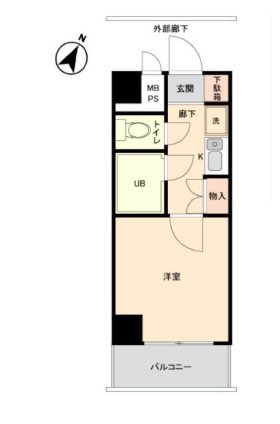 共立リライアンス福生駅前 / 7階 間取図・土地図