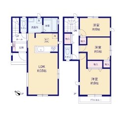 青梅東青梅 A号棟 / 新築 間取図・土地図
