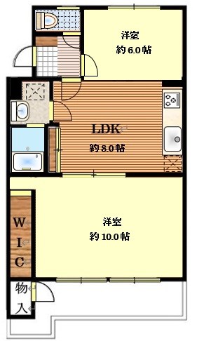 エメラルドマンション東那珂 間取図・土地図