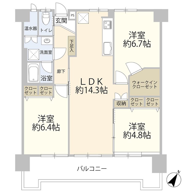MAC箱崎コート  間取図・土地図