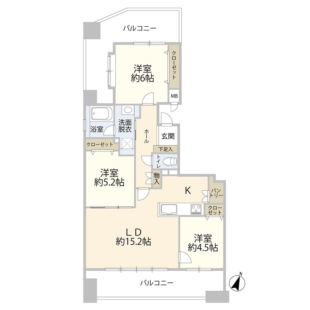ソピア大濠西 間取図・土地図