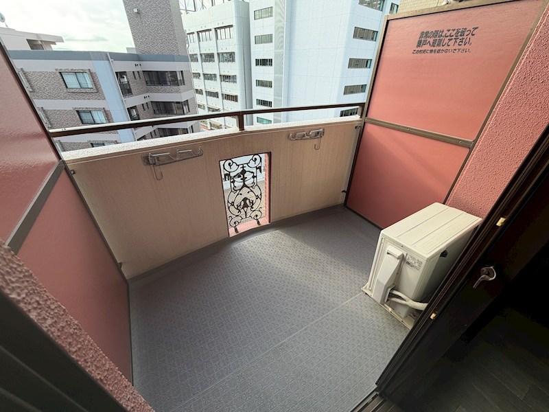ロマネスク西新第2 現地写真（バルコニー）
