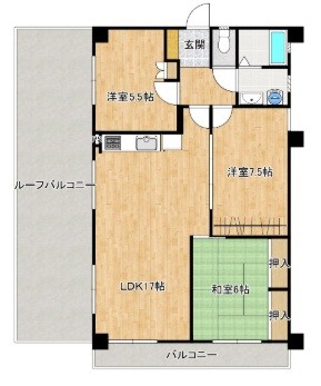 アンビエント松崎 間取図・土地図