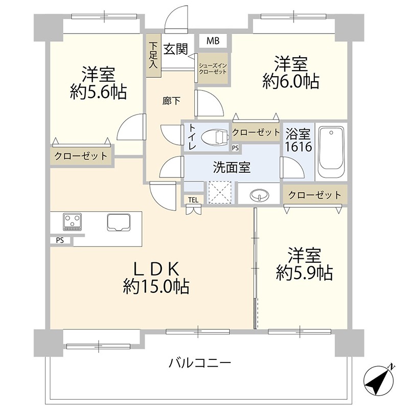 エイルヴィラグランシス吉塚 間取図・土地図