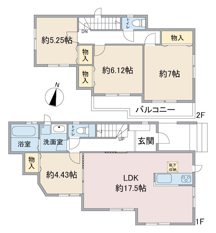 愛知県常滑市青海町四丁目 間取図・土地図