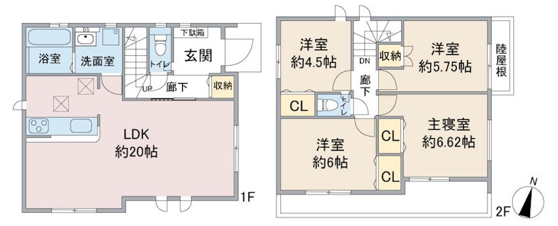 名古屋市守山区森孝一丁目 間取図・土地図
