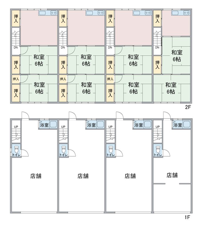 名東区文教台二丁目103番地_住居付店舗 間取図・土地図