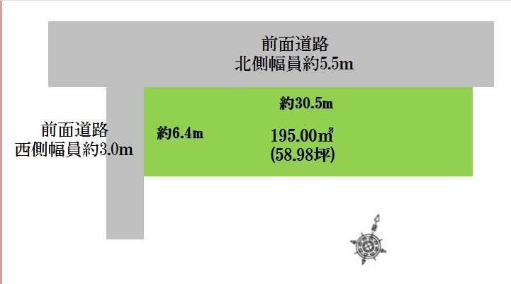 酒田市高砂三丁目 間取り図