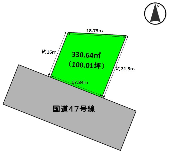 酒田市新堀 間取り図