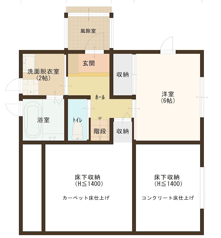 酒田市大宮町２丁目 間取り図