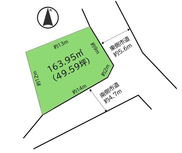 鶴岡市山五十川 間取り図
