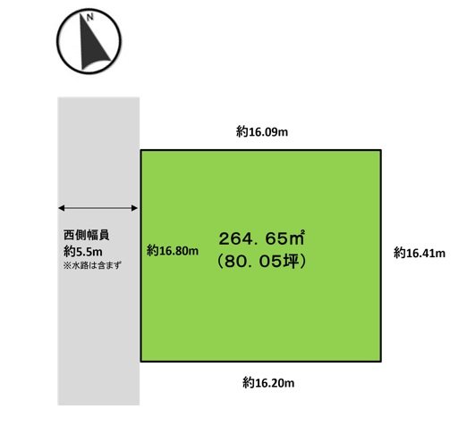 鶴岡市美原町 間取り図