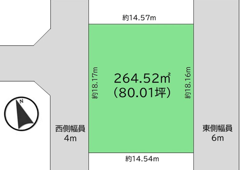 鶴岡市本町三丁目 間取り図