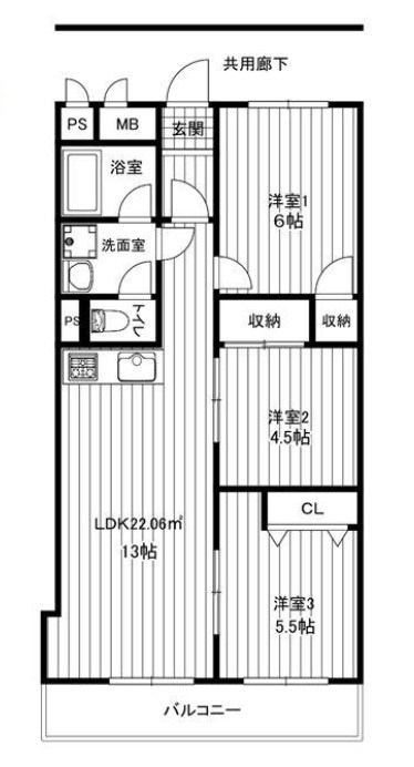 柿生住宅 間取図・土地図