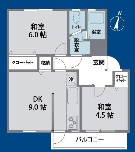 上平間住宅1号棟  間取図・土地図