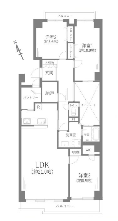 ユーカリハイツ久末 間取図・土地図
