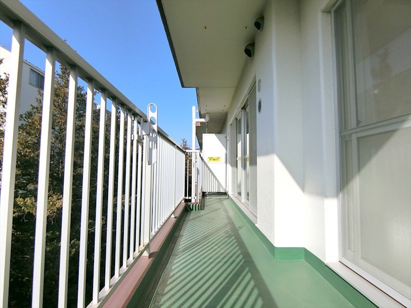 ユーカリハイツ久末 現地写真（バルコニー）