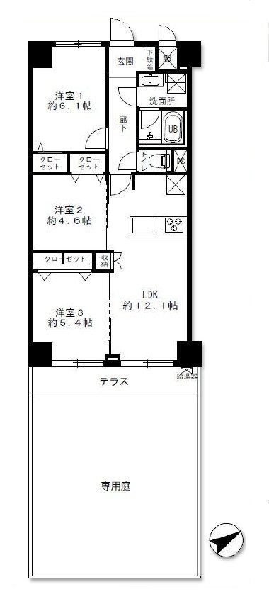 エンゼルハイム日吉 間取図・土地図