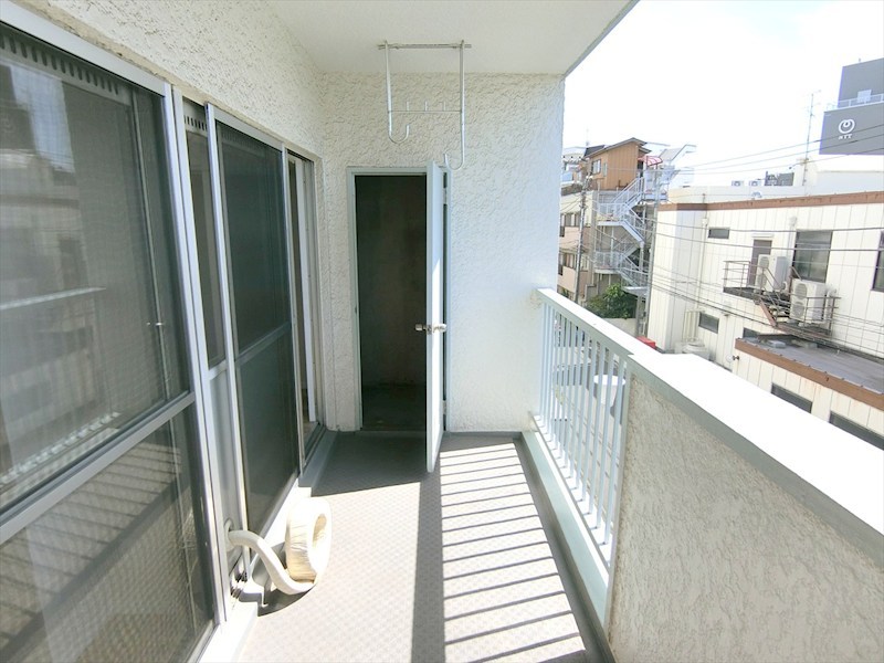 元住吉マンション 現地写真（バルコニー）