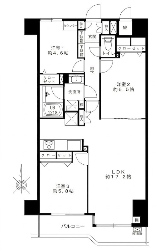 グレイスガーデン多摩川 間取図・土地図